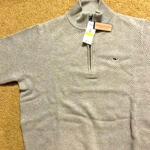 Vineyard Vines Grey Waffle Sweater. Size is Medium. Brand new!!!!